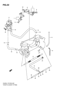 DL650 (ABS) Throttle body fitting