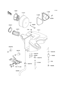 KL650 Воздушный фильтр