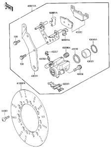 ZN1300 Передний суппорт