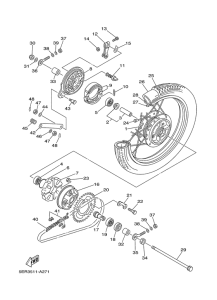 T105SE Переднее колесо