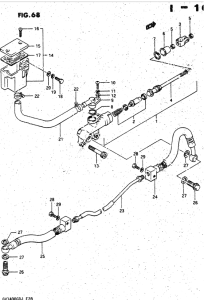 GV1400 Задний тормозной цилиндр