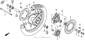 XR250L Переднее колесо