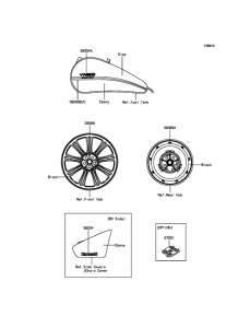 VN900 Decals(Ebony / Gray)