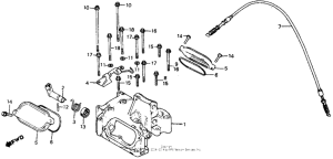 XR500R Cylinder head cover 81-82