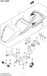 VL1500B Задний фонарь