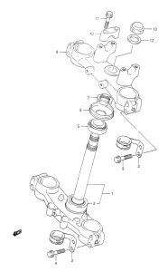 DR350 Траверса нижняя