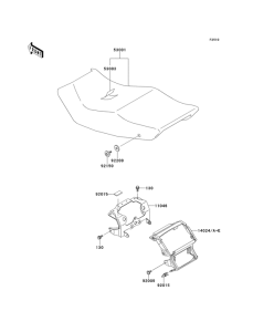 ZX500 Сиденье