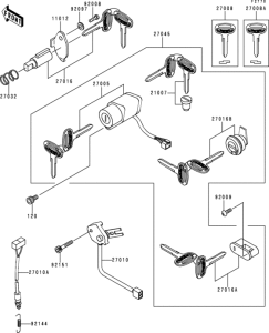  Замок зажигания