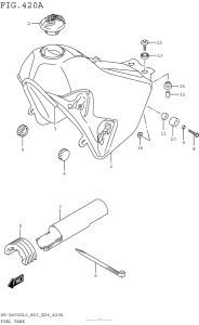  Fuel Tank (Dr-Z400Sl5 E03)