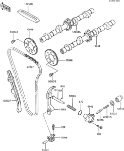 ZX600 Распред вал