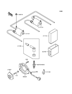 ZR750 Катушка зажигания