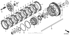 CB1100 (ABS) Сцепление
