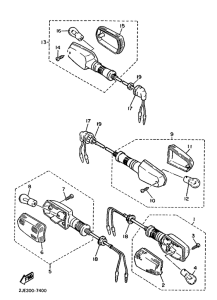 FZX750 Поворотники