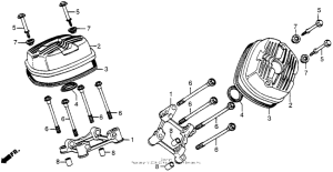 CX500 Крышка головки цилиндров