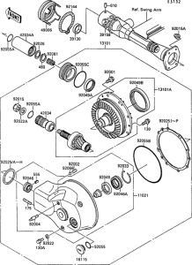 VN1500 Drive shaft / final gear(1 / 2)