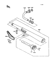 KH125 Глушитель