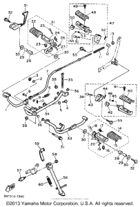 XV535AC Подножки