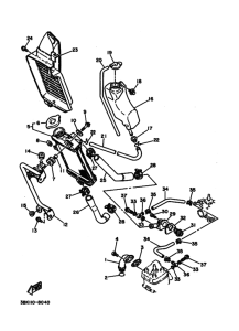 DT50LC Патрубок системы охлаждения