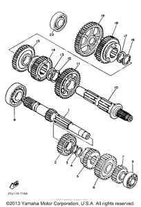 XV535TC Трансмиссия