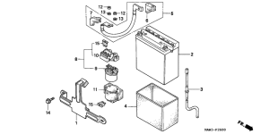 XL600V Аккумулятор