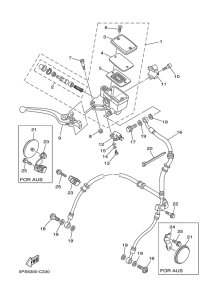 TDM900 Главный тормозной цилиндр