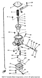 SR250H Карбюратор
