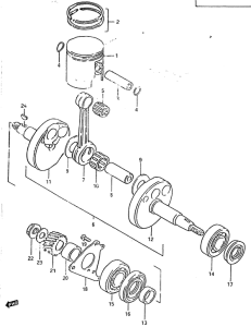 ZR50 Вал коленчатый