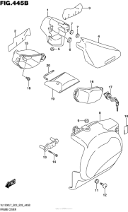VL1500T Frame Cover (Vl1500Bl7 E28)