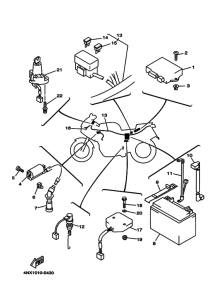 TRX850 Электрические детали