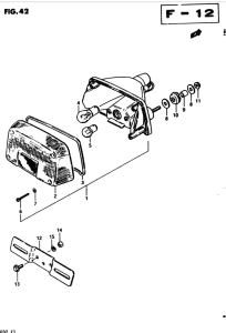 GS450 Задний комбинированный сигнал