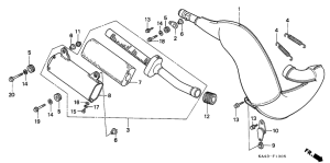 CR250R Глушитель