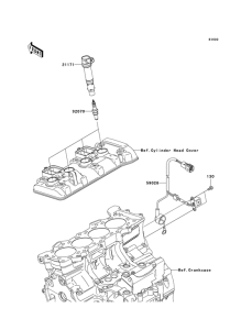 ZX600 Система зажигания