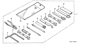 CB450S Инструмент