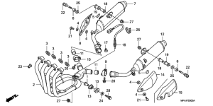 CBF1000S Глушитель