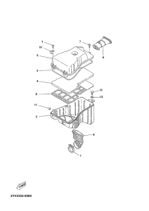 TZR50 Глушитель