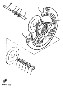 XJ600 Переднее колесо
