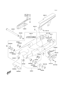  Swingarm(klx400-a1)