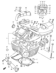 VS800 Головка цилиндров