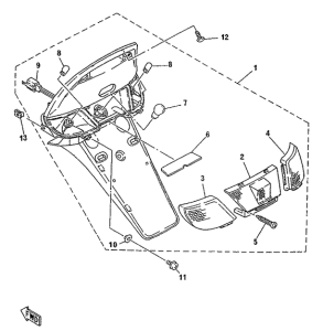 YA50R Grupo de luces traseras