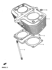 GR650 Цилиндр
