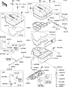 ZX600 Air cleaner(1 / 2)