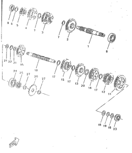 TZR50 Трансмиссия