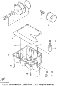 YZF-R6 Масляный фильтр
