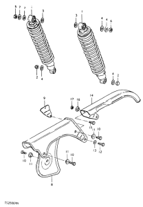 TS250 Кожух цепной передачи