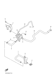 WR450F Система забора воздуха