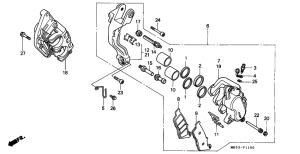 PC800 Передний суппорт