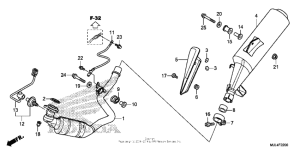NC700X (DCT) Глушитель