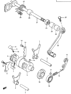 RM500 Переключение передач