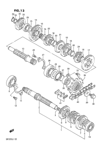 DR125 Трансмиссия