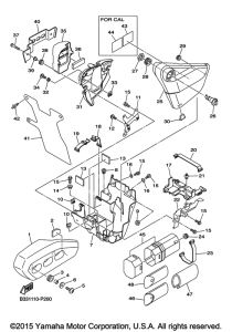 XVS950CR Боковые обтекатели